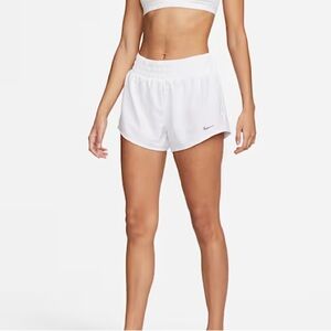 Nike Women's White Athletic Shorts